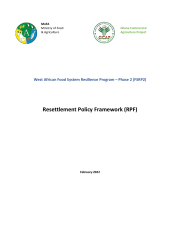 Resettlement Policy Framework (RPF)